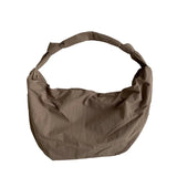 Large Capacity Nylon Shoulder Bag Retro Dumpling Hobos Bag for Women