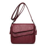 Large Soft Leather Handbags Women Shoulder Messenger Bags Sweet Bolsa Feminina