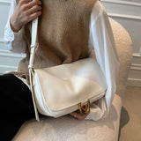 Soft Leather Shoulder Bags for Women - Brown Crossbody Bag