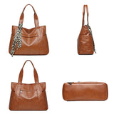 Soft Leather Shoulder Crossbody Bags for Women Large Capacity
