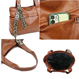 Soft Leather Shoulder Crossbody Bags for Women Large Capacity