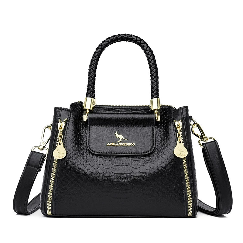 Women's Large Leather Crossbody Bag