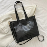 Women's Retro Shoulder Bag Big Capacity Solid Bag Portable