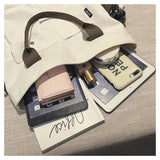 Large Capacity Canvas Totes Shoulder Bag for Women Handbags