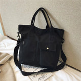 Large Capacity Canvas Totes Shoulder Bag for Women Handbags