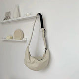 Women's Canvas Shoulder Bag - Stylish Design