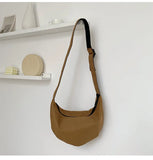 Women's Canvas Shoulder Bag - Stylish Design