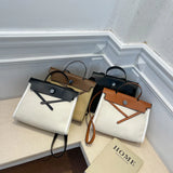 Large Capacity Splicing Bag Women's Autumn And Winter One Shoulder Bag