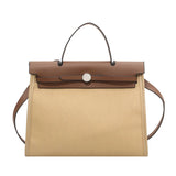 Large Capacity Splicing Bag Women's Autumn And Winter One Shoulder Bag
