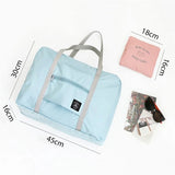 Large Capacity Foldable Travel Bag Clothes Organizers Unisex