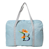 Large Capacity Foldable Nylon Travel Bag Organizers Flower Series