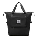 Large Capacity Foldable Travel Fitness Bag Waterproof Pink Women
