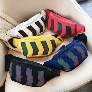 Canvas Waist Bag Men Women