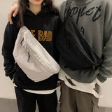 Canvas Fanny Pack Crossbody Bag Large Capacity Storage Waist Bag