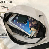 Canvas Fanny Pack Waist Bag for Men and Women, Large Capacity