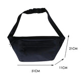 Canvas Waist Bag Large Capacity Fanny Pack Multi-Functional Chest Bags