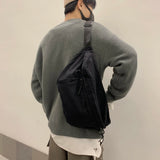Large Capacity Canvas Waist Bag Fanny Pack Multi-Functional Chest Bags