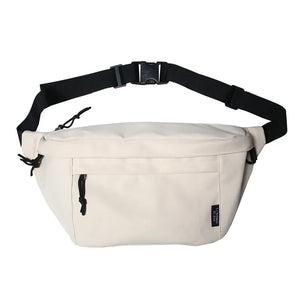 Canvas Fanny Pack Large Capacity Storage Waist Bag for Men Women