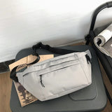 Large Capacity Nylon Waist Bag Fanny Pack Men Women Multi-Functional Chest Bags