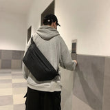 Large Capacity Nylon Waist Bag Fanny Pack Men Women Multi-Functional Chest Bags