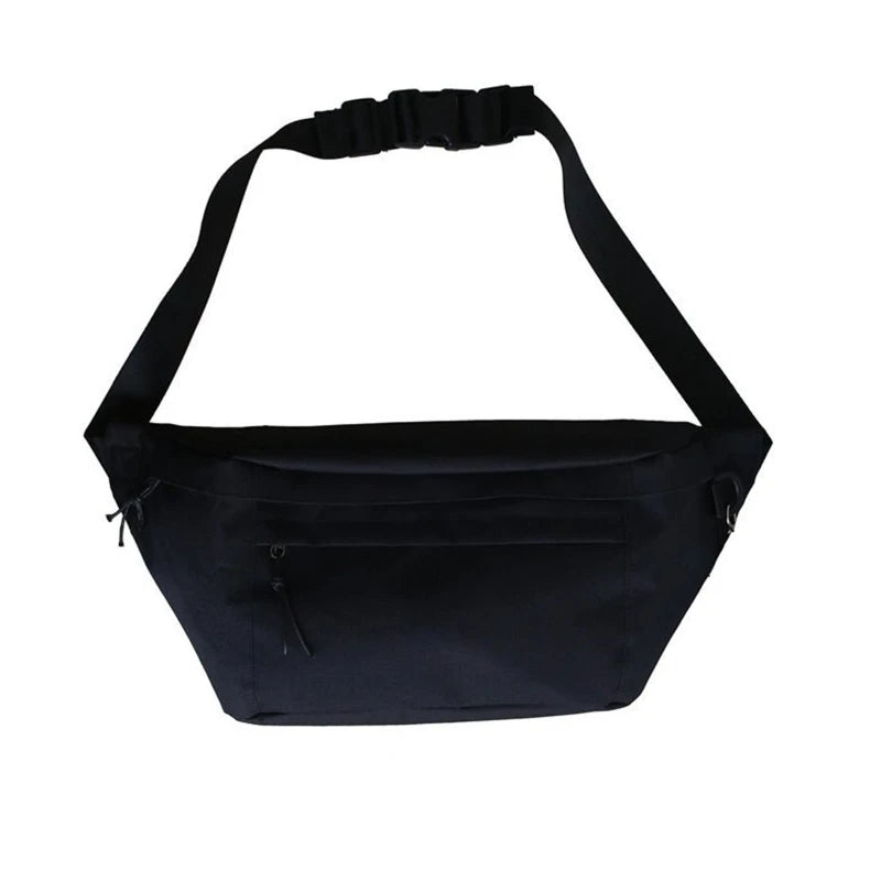 Large Capacity Nylon Waist Bag Fanny Pack Men Women Multi-Functional Chest Bags