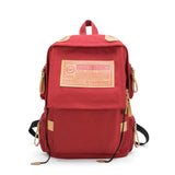 Large Capacity Canvas Backpack for Students Men Women Schoolbag