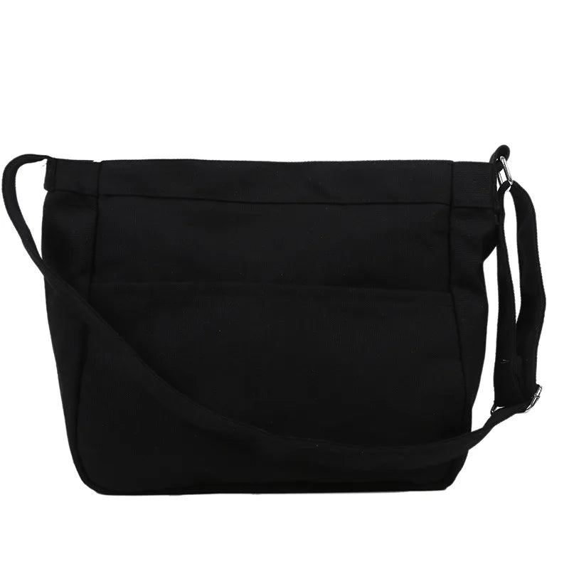 Canvas Shoulder Bag School Bag for Women