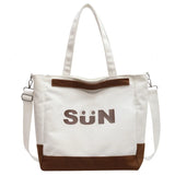 Large Capacity Canvas Shoulder Bags Female Handbags Satchel Cotton Clot