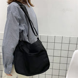 Canvas Shoulder Bag Large Capacity Female Handbag Crossbody Satchel