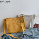 Large Capacity Canvas Shoulder Bag Female Handbags Satchel Crossbody Bag