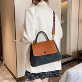 Large Capacity Suede Shoulder Crossbody Bag for Women Handbags Totes