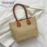 Large Capacity Summer Bags Female Handwoven Shoulder Tote Bag