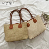 Large Capacity Summer Bags Female Handwoven Shoulder Tote Bag