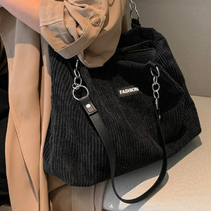 Large Capacity Tote Bag Canvas Handbag Eco Friendly Women Shoulder Bag