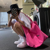 Canvas Shoulder Bag Large Capacity Tote Handbag