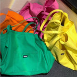Canvas Shoulder Bag Large Capacity Tote Handbag