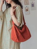 Large Tote Bag Soft Nylon Women's Handbag Shoulder Crossbody Shopper