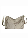Large Tote Bag Soft Nylon Women's Handbag Shoulder Crossbody Shopper