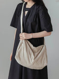 Large Tote Bag Soft Nylon Women's Handbag Shoulder Crossbody Shopper