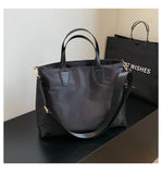 Large Capacity Tote Bags Soft PU Leather Handbags Vintage Casual Lady