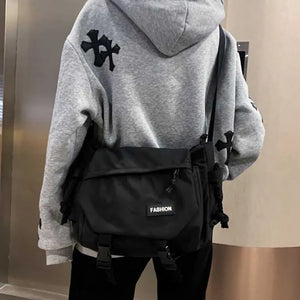 Large Capacity Tote Shoulder Bag Canvas Casual Handbag Female Crossbody Bags