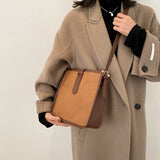 Large Capacity Tote Shoulder Bag for Women Pu Leather Handbag