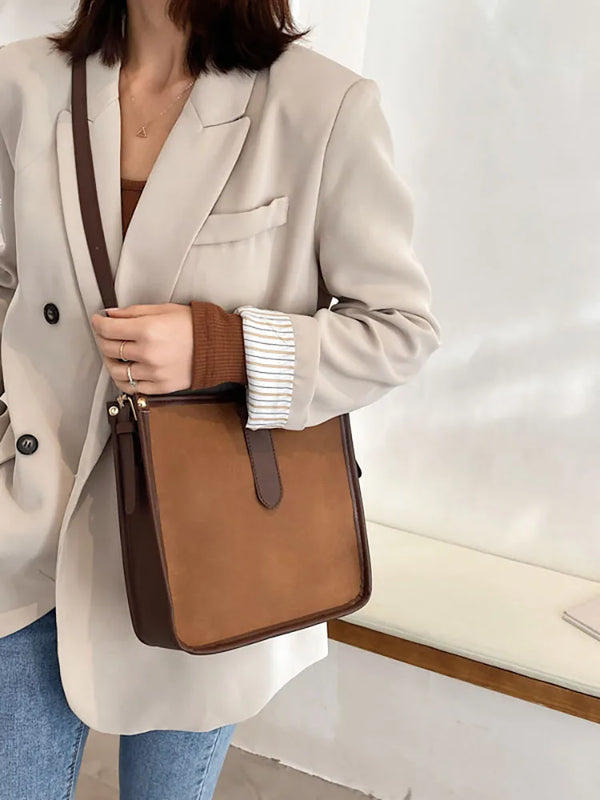 Large Capacity Tote Shoulder Bag for Women Pu Leather Handbag