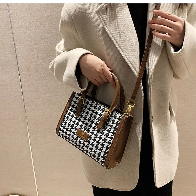 Large Capacity Tote Shoulder Bags Women PU Leather Handbags Vintage Messenger Ba