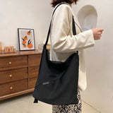 Large Capacity Women's Nylon Shoulder Bag Casual Vintage Crossbody