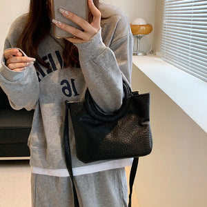 Large Capacity Totes Shoulder Bags for Women Summer Vintage Ladies Handbags