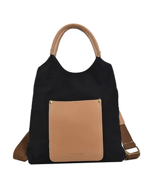 Large Capacity Tote Bag for Women Casual, Canvas Shopping Shoulder Messenger