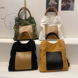 Large Capacity Tote Bag for Women Casual, Canvas Shopping Shoulder Messenger