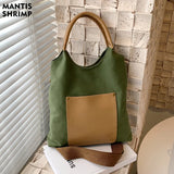 Large Capacity Tote Bag for Women Casual, Canvas Shopping Shoulder Messenger