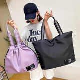 Large Capacity Travel Bag Drawstring Women Fitness Bag Waterproof Yoga Exercise